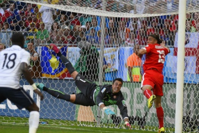 Kết quả tỉ số trận đấu Pháp - Thụy Sĩ World Cup 2014: 5-2